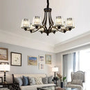 Modern gold rope led pendant light for dining room