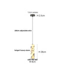 DecorBites™ LED Pendant Light Fixture Modern Luxury Stone Hanging Lamp