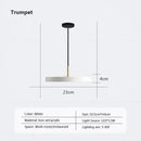 Minimalist cream navy & black led pendant light for dining room