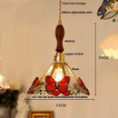 Japan style walnut and white glass led pendant light dining room