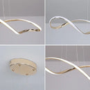 DecorBites™ LED Pendant Light: Modern Hanging Lamp for Living Dining Room Kitchen Bar Loft