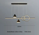 DecorBites™ LED Pendant Light: Modern Minimalist Chandelier for Dining Room, Living Room, Kitchen, Bedroom