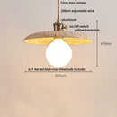 Modern concrete and glass led pendant light dining room