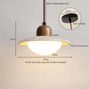 DecorBites™ LED Pendant Light Yellow Travertine Modern Hanging Lampara