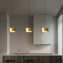 Modern cylindrical led pendant lights for kitchen and living room