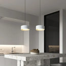 Modern cylindrical led pendant lights for kitchen and living room