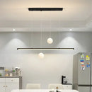Modern black and white led pendant lights dining room chandelier