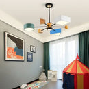 Modern geometric multi color led pendant lights – dining room