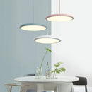 Minimalist pastel led pendant lights for kitchen and living room