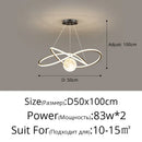 DecorBites™ LED Pendant Lights for Living Dining Study Room Indoor Lighting