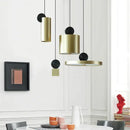 Modern brass and black decorbites led pendant light for kitchen