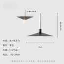 Modern minimalist off white and gold led pendant light dining room