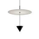 Modern matte black and white led pendant lights dining room fixture