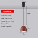 Modern metallic teardrop decorbites led pendant kitchen light