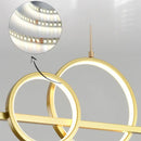DecorBites™ LED Pendant Lights: Modern Minimalist Chandelier with Remote Control, Ideal for Kitchen, Dining, Office