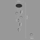 DecorBites™ LED Pendant Lights: Modern Minimalist Hanging Chandelier for Living & Dining Room