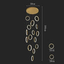 DecorBites™ LED Pendant Lights: Modern Minimalist Hanging Chandelier for Living & Dining Room