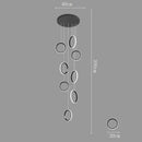 DecorBites™ LED Pendant Lights: Modern Minimalist Hanging Chandelier for Living & Dining Room