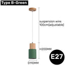 Modern fluted led pendant lights kitchen cylindrical hanging fixture
