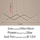 DecorBites™ LED Pendant Lights: Modern, Remote-Control, Cord Hanging, for Study, Kitchen, Living Room