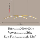 DecorBites™ LED Pendant Lights: Modern, Remote-Control, Cord Hanging, for Study, Kitchen, Living Room