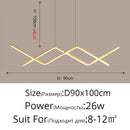 DecorBites™ LED Pendant Lights: Modern, Remote-Control, Cord Hanging, for Study, Kitchen, Living Room
