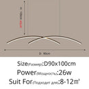 DecorBites™ LED Pendant Lights: Modern, Remote-Control, Cord Hanging, for Study, Kitchen, Living Room
