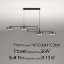 DecorBites™ LED Pendant Lights: Remote Controlled Modern Lighting for Home Décor