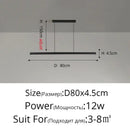 DecorBites™ LED Pendant Lights: Remote Controlled Modern Lighting for Home Décor