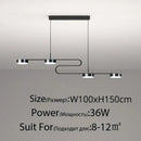 DecorBites™ LED Pendant Lights: Remote Controlled Modern Lighting for Home Décor