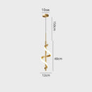 Modern black spiral led wall lamps bedroom warm glow light strip