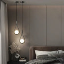 Modern gold teardrop led pendant lights dining room chandelier