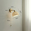 DecorBites™ LED Petal Wall Sconce Modern Nordic Style Pull Chain Switch Stair Mirror Light