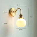 DecorBites™ LED Petal Wall Sconce Modern Nordic Style Pull Chain Switch Stair Mirror Light