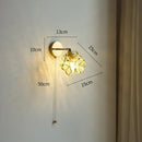 DecorBites™ LED Petal Wall Sconce Modern Nordic Style Pull Chain Switch Stair Mirror Light