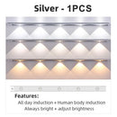 DecorBites™ LED PIR Motion Sensor Cabinet Light - Ultra-Thin & Wireless Rechargeable Night Light