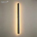 Modern led porch lights black & gold minimalist sconce living room