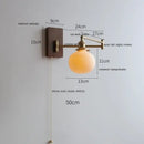 DecorBites™ LED Pull Chain Wall Lamp - Modern Nordic Sconce for Bedroom & Living Room