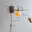 DecorBites™ LED Pull Chain Wall Lamp - Modern Nordic Sconce for Bedroom & Living Room