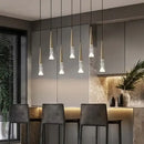 DecorBites™ LED Rain Drop Chandelier Staircase Pendant Light Fixture Modern Nordic Design