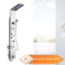 DecorBites™ LED Rain Shower System with Swivel Massage Jet and Bidet Sprayer