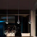 DecorBites™ LED Rain Staircase Chandelier: Modern Nordic Design Indoor Lighting for Bar Island