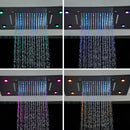 Modern led rainfall shower head – bathroom color changing rain shower