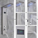 DecorBites™ LED Rainfall Shower Panel Set with Temperature Screen and Hand Sprayer