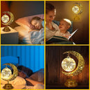 DecorBites™ LED Ramadan Moon Star Night Light Table Lamp for Eid Decoration