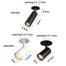 DecorBites™ LED Recessed Ceiling Lights 7W-30W 3000K-6000K for Kitchen Shop Ceiling