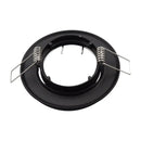DecorBites™ LED Recessed Downlights Frame - Round Aluminum Spot Lighting Fixture - Black/White/Nickel