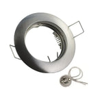 DecorBites™ LED Recessed Downlights Frame - Round Aluminum Spot Lighting Fixture - Black/White/Nickel