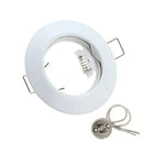 DecorBites™ LED Recessed Downlights Frame - Round Aluminum Spot Lighting Fixture - Black/White/Nickel