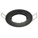 DecorBites™ LED Recessed Downlights Frame - Round Aluminum Spot Lighting Fixture - Black/White/Nickel